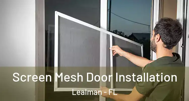  Screen Mesh Door Installation Lealman - FL